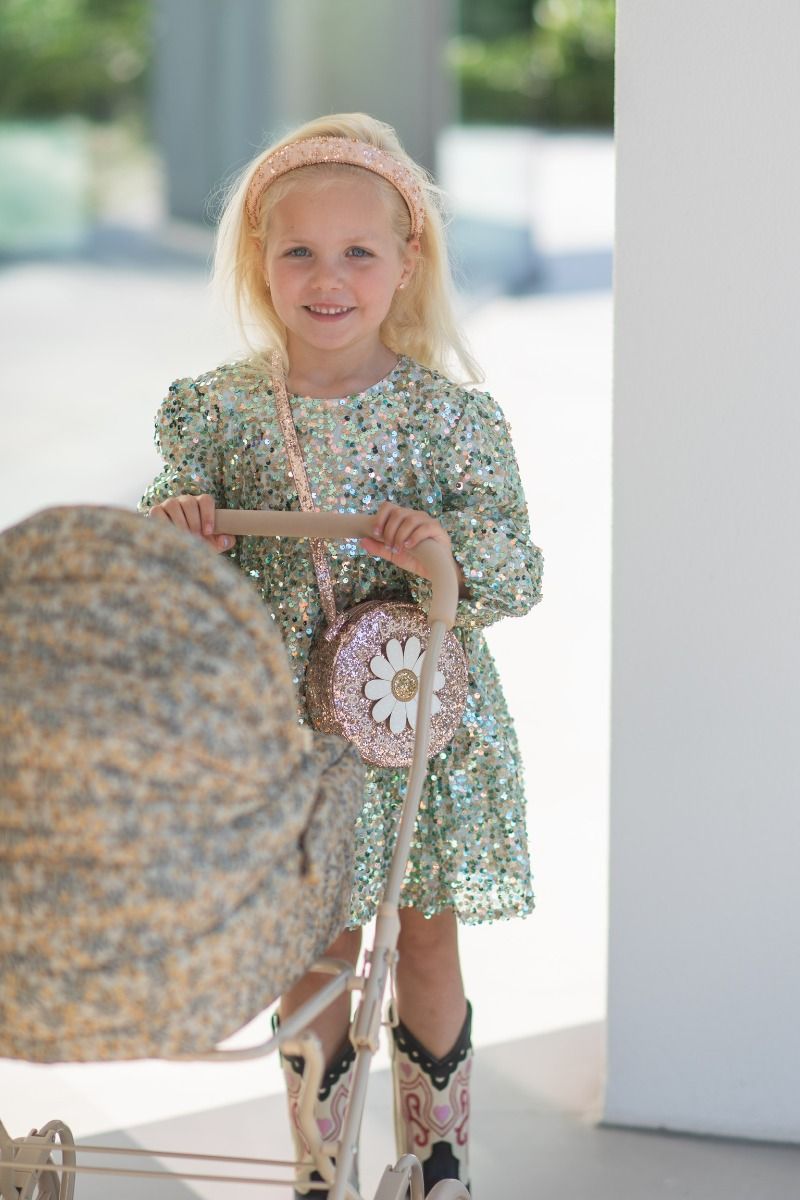 Lila sequins dress | Green | Konges Slojd
