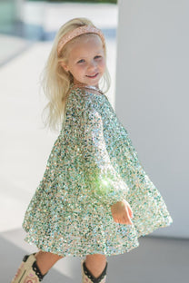 Lila sequins dress | Green | Konges Slojd