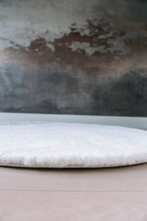 Vloerkleed Circle white | 120 cm