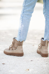 Winterboots Frosty | Taupe | Unisa
