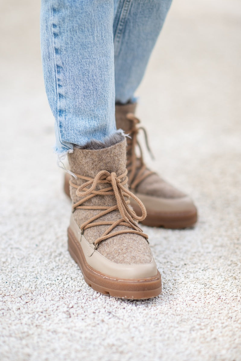 Winterboots Frosty | Taupe | Unisa