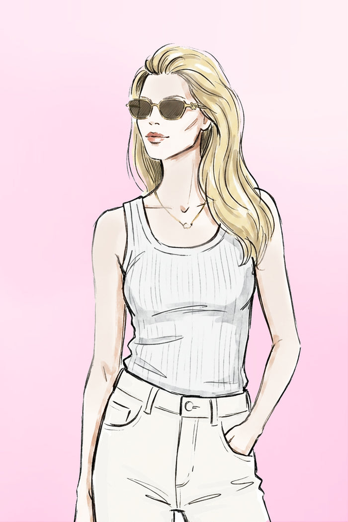 Tanktop Tiff | Grey | Studio Poespas