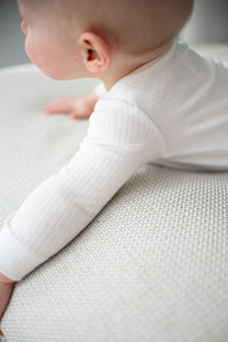 Longsleeve body | Ribbed milky | Lässig
