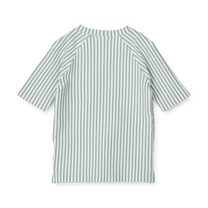 Zwemshirt Noah Seersucker | Sea blue / white | Liewood