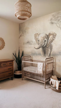 SALE | Behang Olifant | Circle of Life Collection | 300x280cm