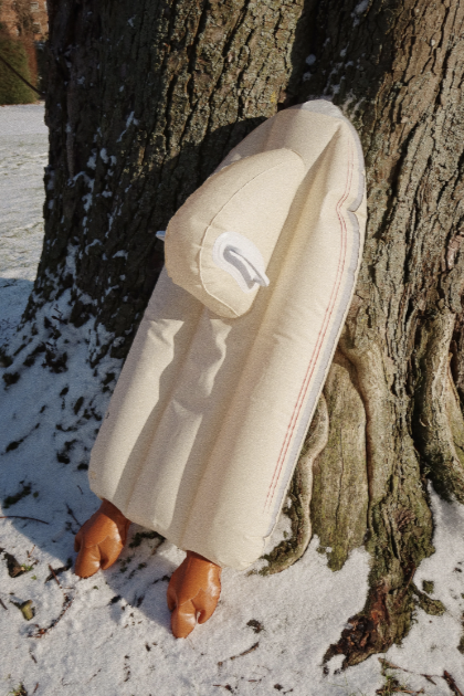 Inflatable snowmobile | Cream off-white | Konges Slojd