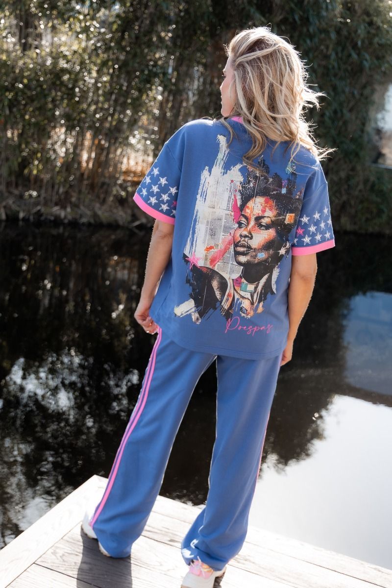 Oversized T-shirt Urban Stars | Multicolor | Studio Poespas