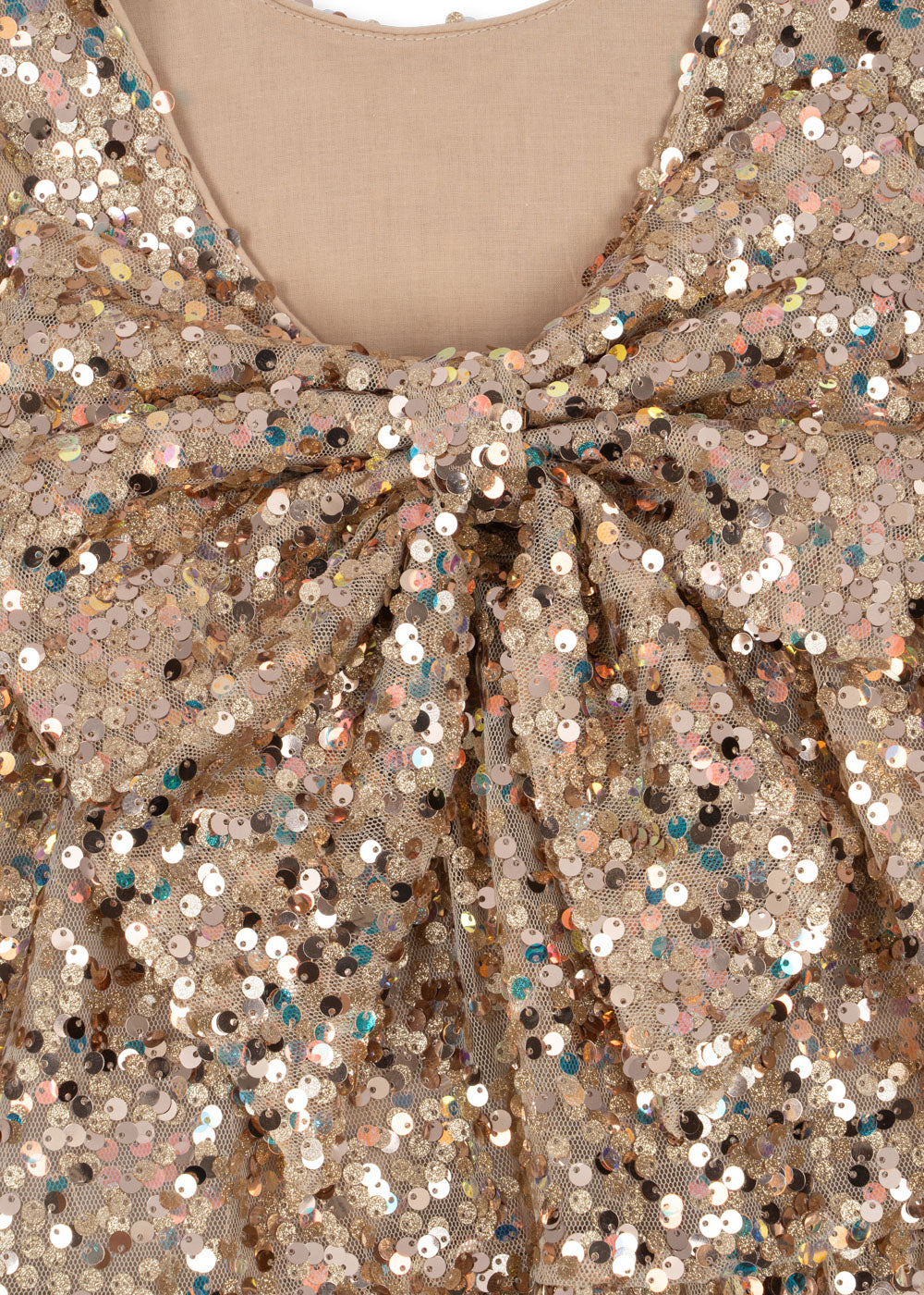 Lila sequins dress | Gold glitter | Konges Slojd
