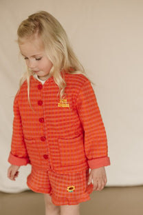 Padded jacket Vichy | Bobo Choses