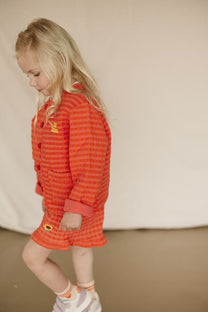 Padded jacket Vichy | Bobo Choses