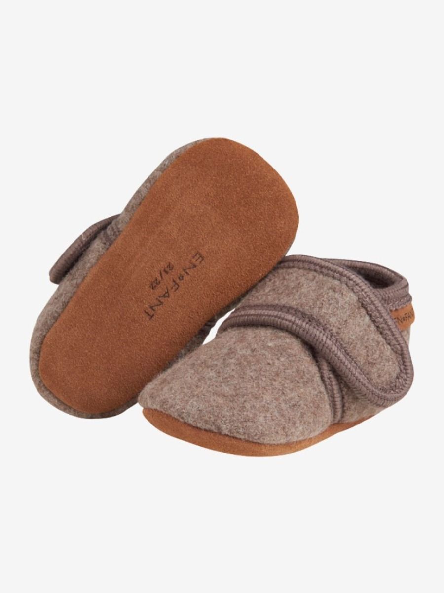Pantoffels wol | Walnut | En Fant