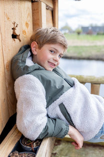 Jacket Brucie anorak | Hunter green | Liewood