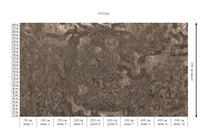 Wallpaper Wanderlust | Dark Brown | Sample
