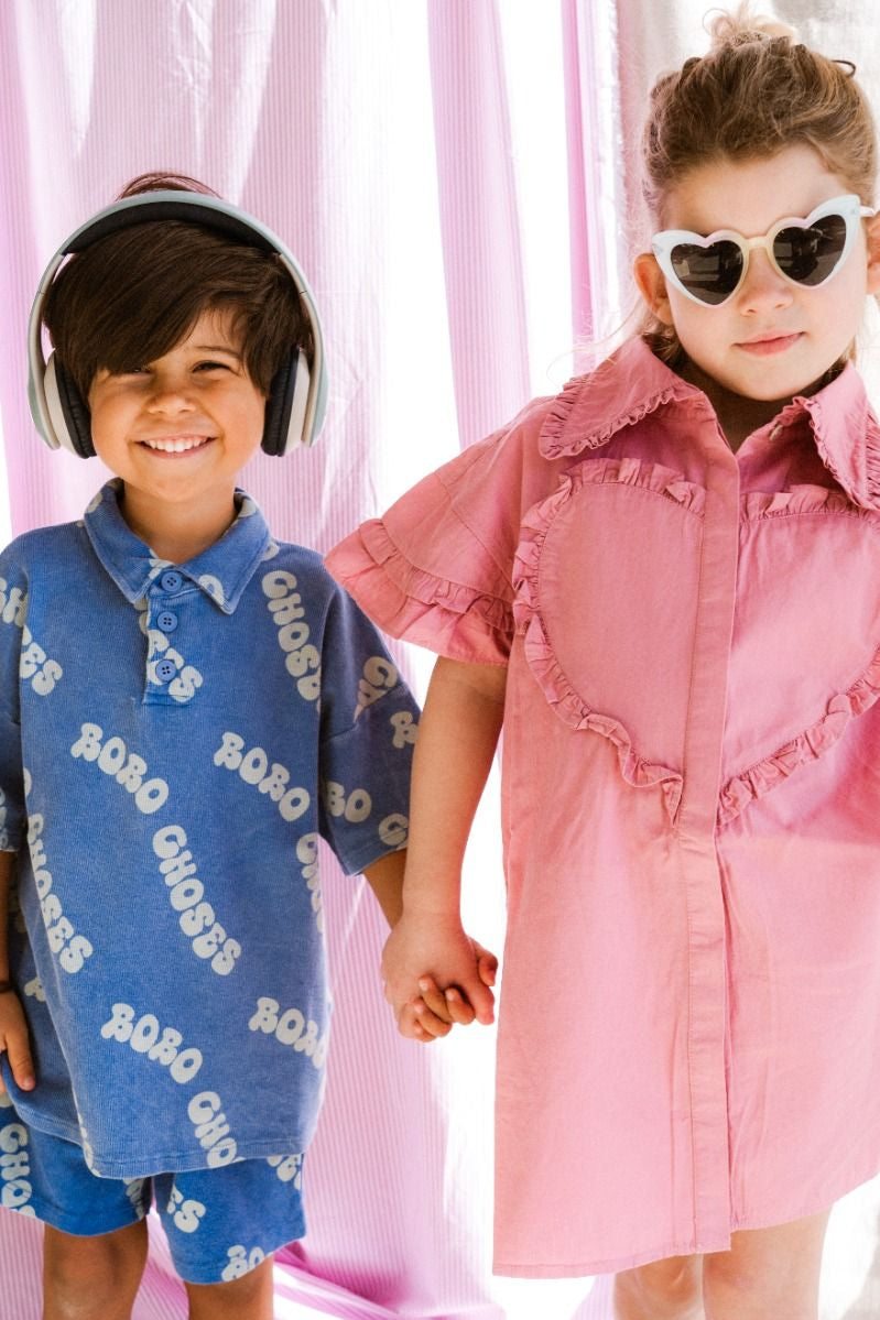 Polo shirt Wavy | All over waffle | Bobo Choses