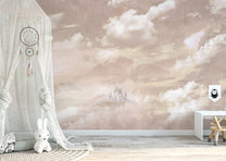 Behang Sweet dreams | Roze | Staaltje