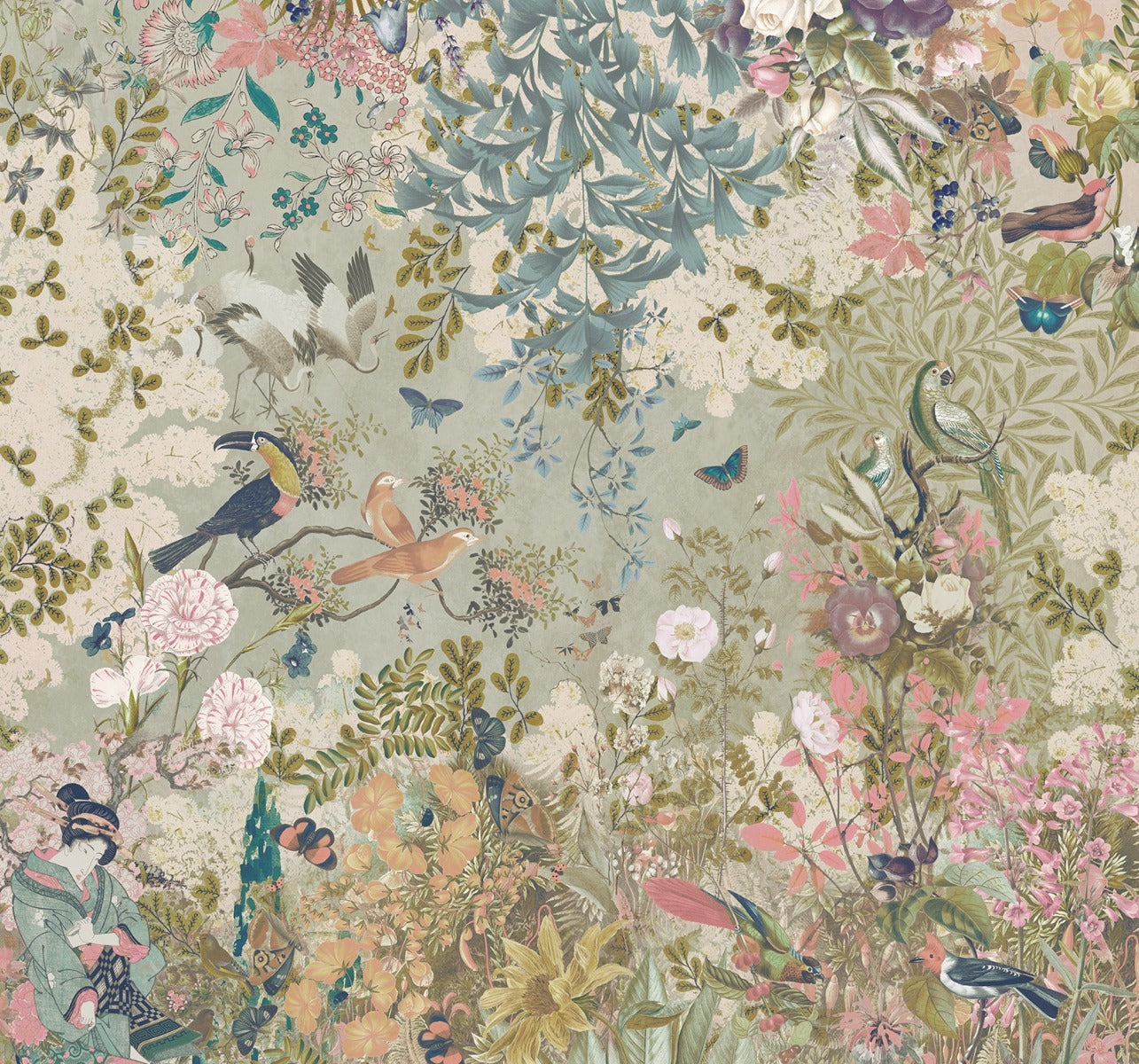 SALE | Behang Botanical Blossom | 145x146cm