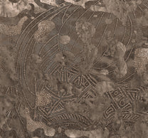 Wallpaper Wanderlust | Dark Brown | Sample