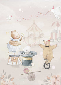 Behang Circus | Pastel | Staaltje