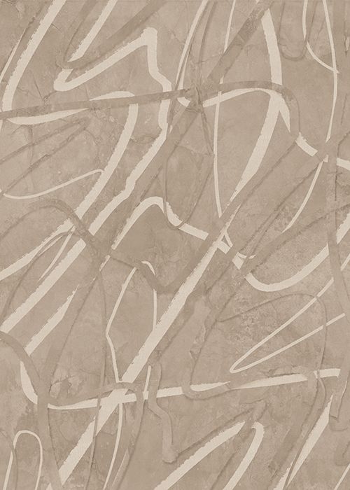 Behang Scribble Sand