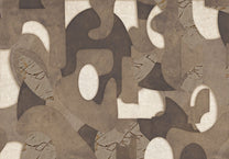 Behang Abstract Dreams | Donkerbruin