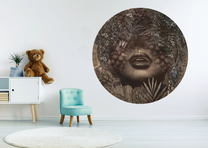 Wallpaper Circle Woman