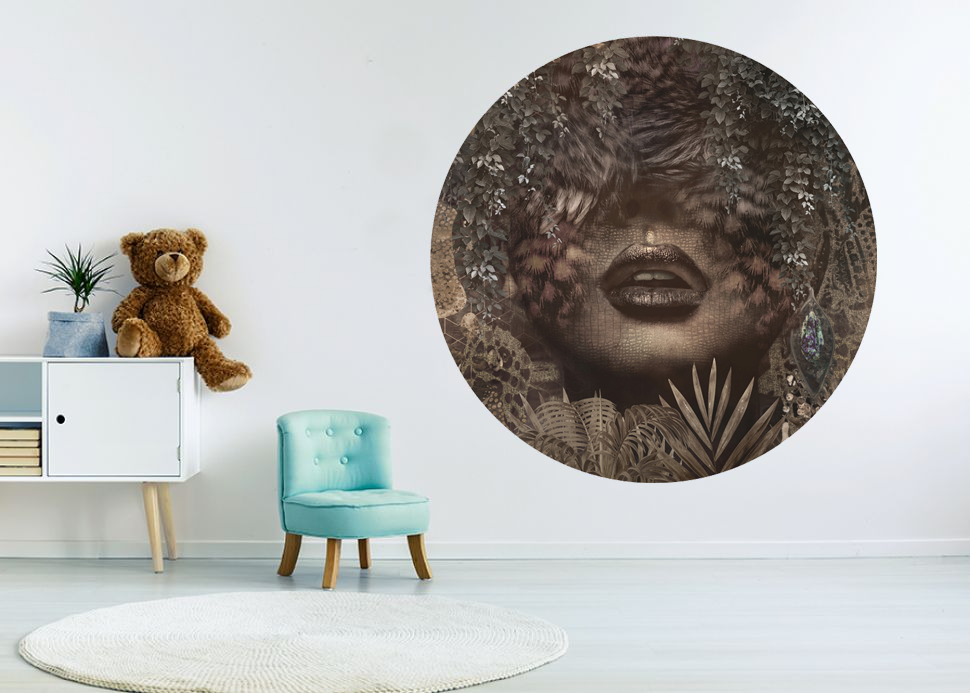 Wallpaper Circle Woman