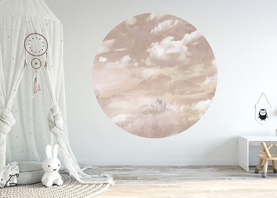 Wallpaper circle Sweet dreams | Pink
