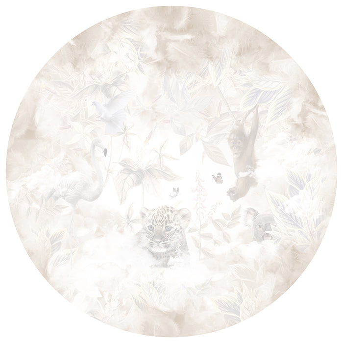 Behangcirkel Light Feathers