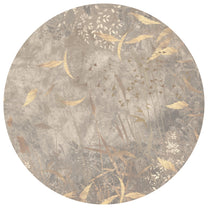 Behangcirkel Golden Leaves | Beige