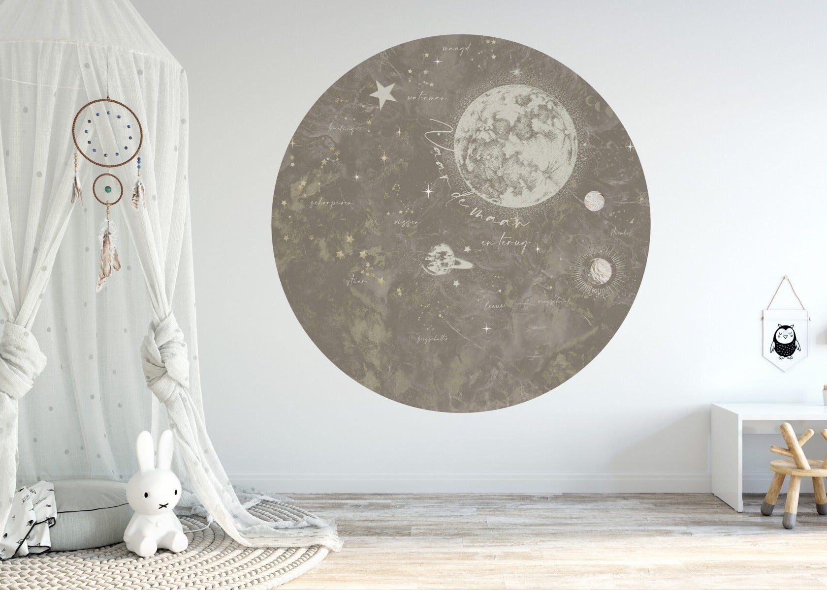 Behangcirkel To the Moon