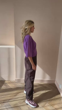 Cropped sweater Romee | Purple | Refined Department