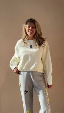 Oversized sweater Sellie | Off-white | Refined Department