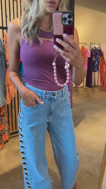 Pants Mayra eye | Mid blue | Harper & Yve