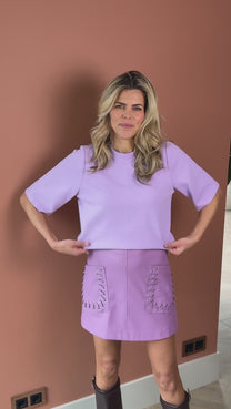 T-shirt Lilly | Lila | Studio Amaya