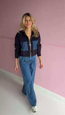 Cardigan Jett | Blue | Studio Amaya