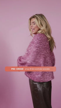 PRE-ORDER: Cardigan Partypopper | Pink | Studio Poespas