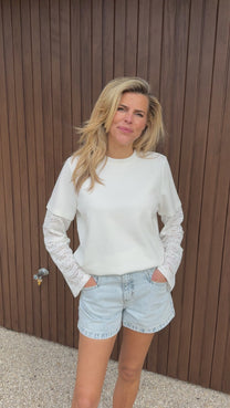 Shirt Pure Rebel | Off-white | Studio Poespas