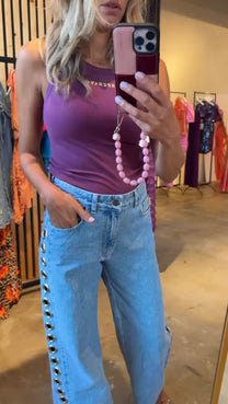 Pants Mayra eye | Mid blue | Harper & Yve