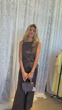 Bag Jace | Saddle brown/light yellow | Harper & Yve