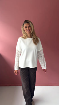 Shirt Pure Rebel | Off-white | Studio Poespas