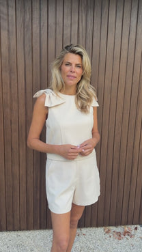 Top Coco Bow | Ivory | Studio Poespas
