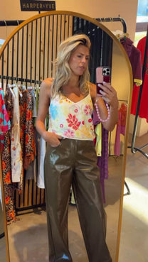 Top Sjees | Ecru multi sequin | Harper & Yve