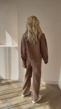 Relaxed star jeans Payton | Brown | Refined Department