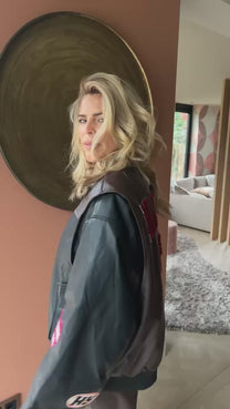 Jacket Pleuni | Black/chocolate | Harper & Yve