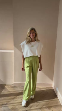 Relaxed pants Puck | Matcha | Refined Department