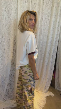 Shirt club avocado | Ecru | Harper & Yve