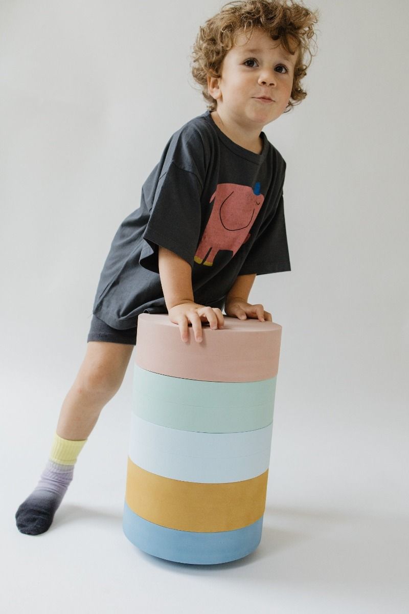 Rainbow chair ocean | 5 stuks | Open ended speelgoed | Moes Play