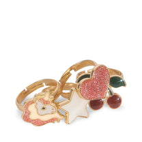 Ringen set | 12 stuks | Multi color | Konges Slojd