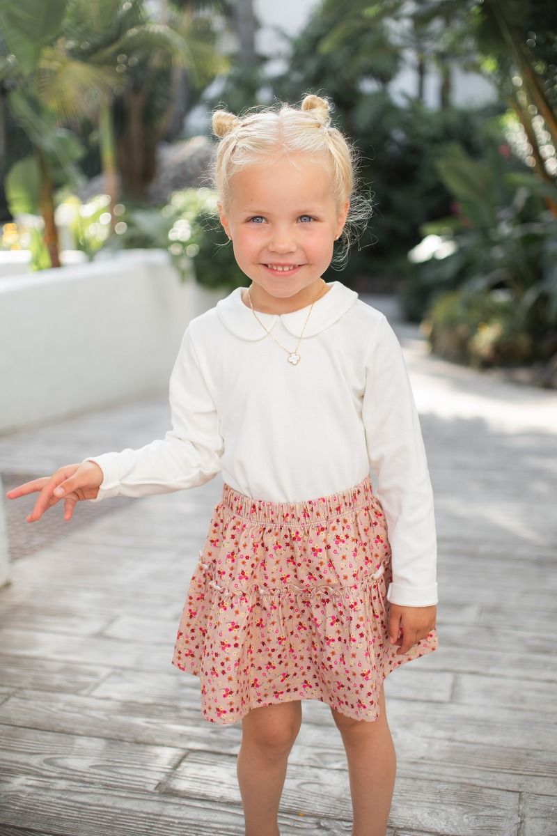 Rokje | Bloemen | Navy/Studio Poespas