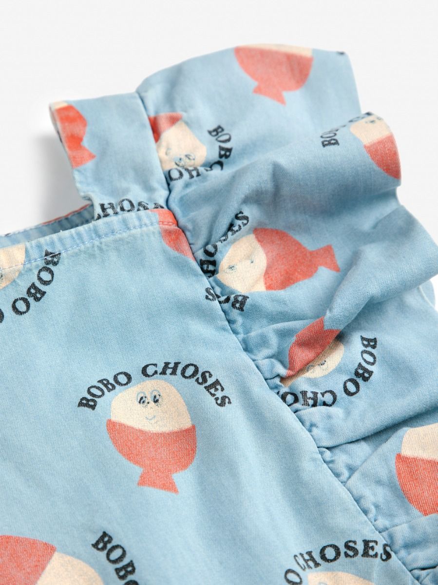 Ruffle dress Morning egg all over | Bobo Choses